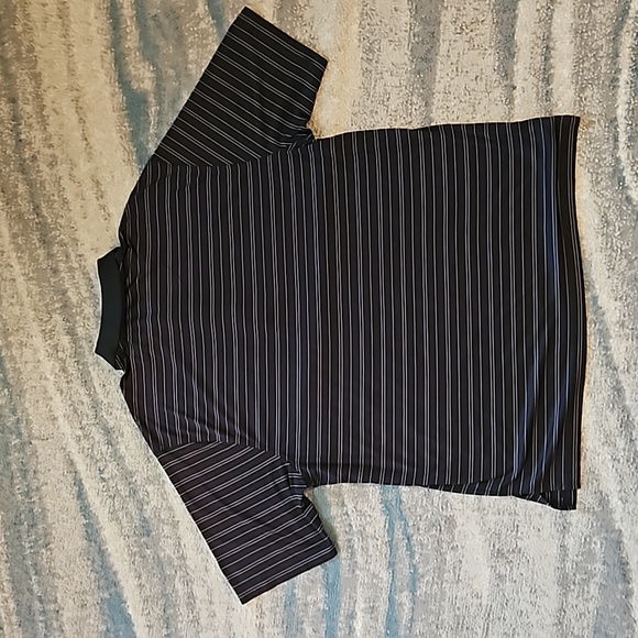 PGA Tour S/S Men's Performance Black Striped Golf Polo. Sz: 2XLT. EUC - Picture 8 of 8